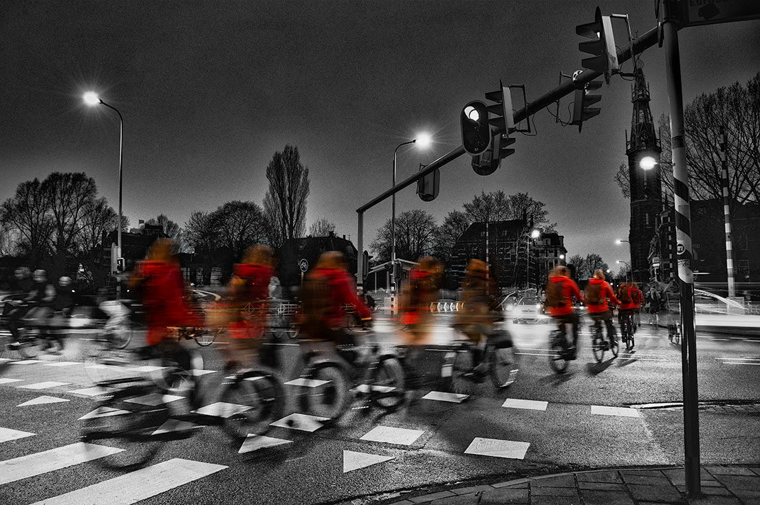 Rush Hour In Groningen
